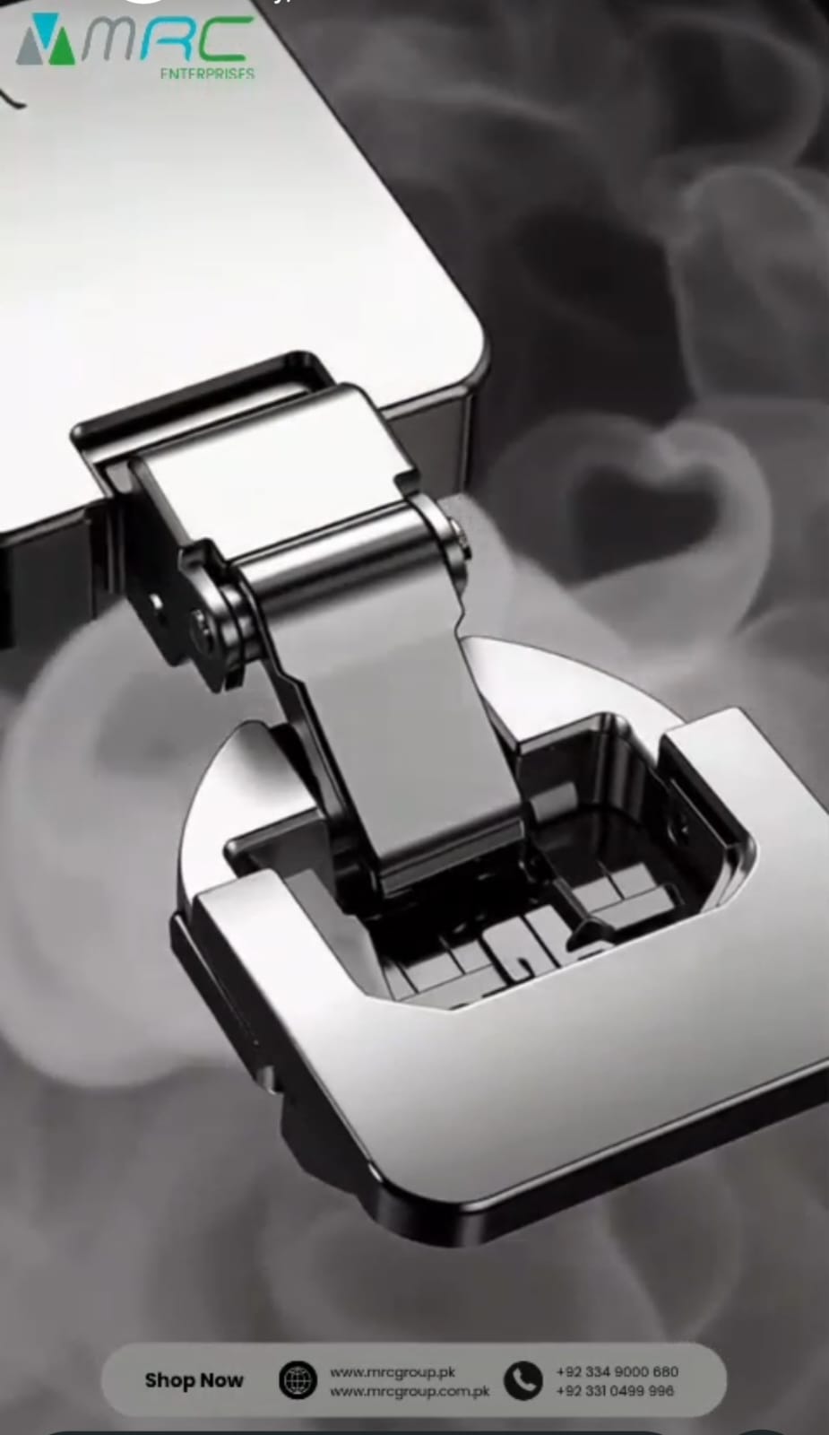 Matt Black 3D Hinges – Modern Design, Precise Adjustment