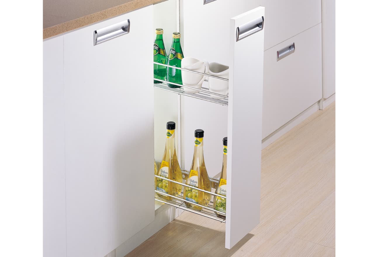 Side-Mounted Pull Out Basket PTJ009I – Kitchen Hardware Basket