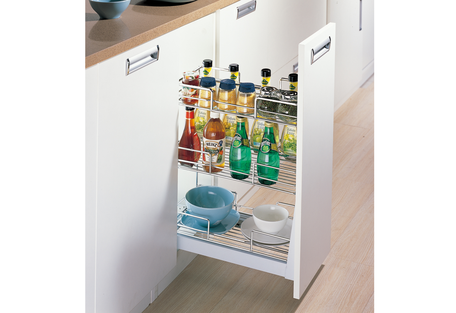 Spice Rack Drawer Baskets for Kitchen Cabinet PTJ023D
