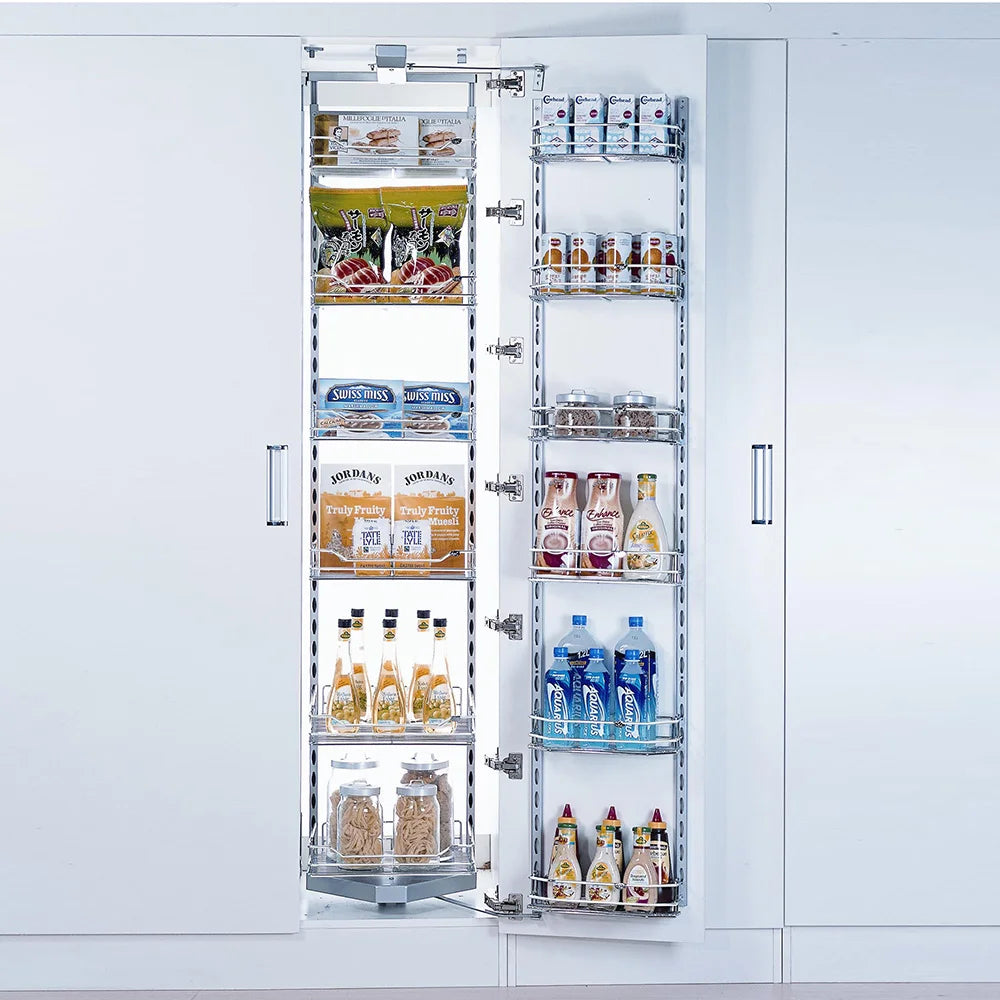 Tall Larder Fridge Pull-Out Unit PTJ022 – Multi-Tier Pantry Basket