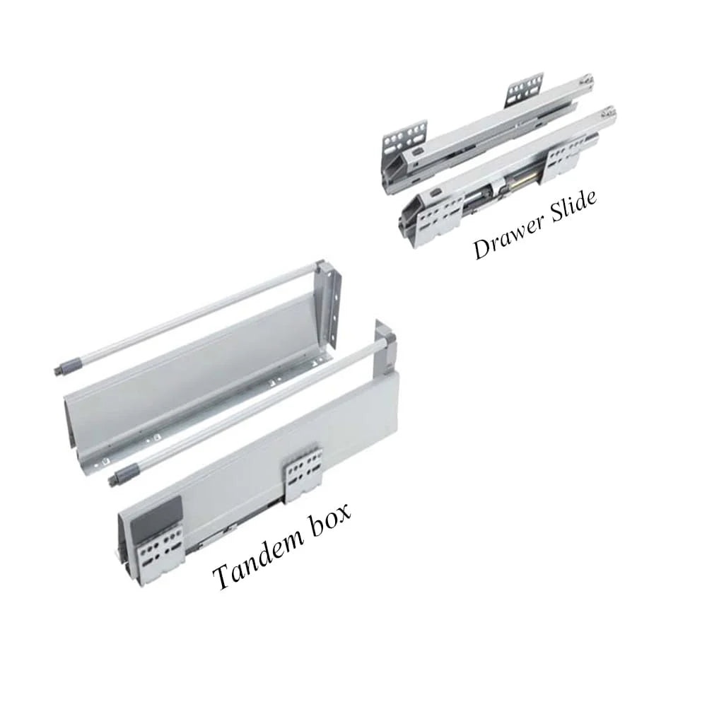 Tandem Box Drawer Slide System (without Rod) – Undermount Soft-Close